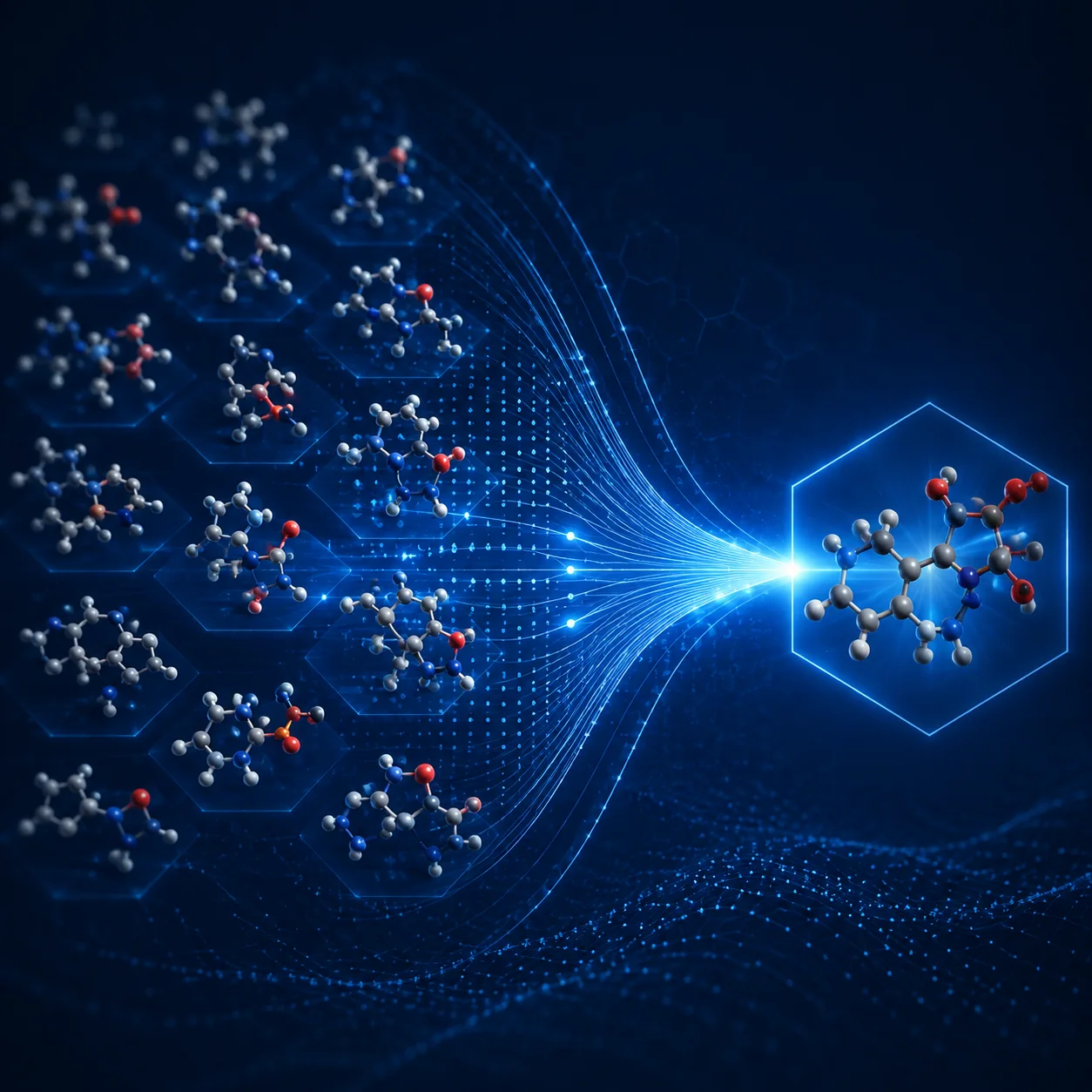 Computational screening and selection of molecular candidates